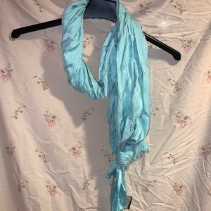 Teal scarf